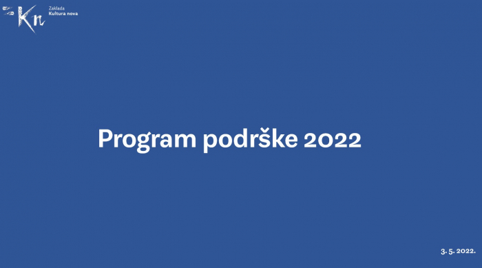 E-savjetovanje o Programu podrške 2022